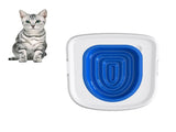 Cat Toilet Training Kit, Universal Reusable Cat Toilet Trainer, Cat Toilet Training System, Train V1192-AZ-W-12063