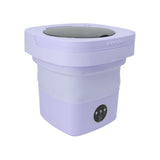 6.5L Washing Machine Folding Portable Automatic Deep Cleaning Wash and Spin Dry Washer with Water V1294-YM0703-3113230146813