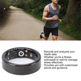 Ring, Water Resistant Health Tracker Ring Multi Movement Modes for Women for Men NO. 13 V1369-AZ3-W-16193