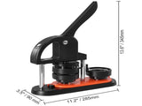 Button Maker Machine, 2.28 inch/58mm Pin Maker, Installation-Free Badge Punch Press Kit, Children V952-SLKXZJ58MM100NXJ1V0