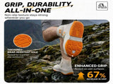 Thickened Waterproof Silicone Rain Shoe Covers and USB Powered Telescopic 3-Setting Timer Shoe Dryer V888-ELOSUNG52457