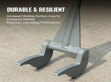 Pallet Buster, 50'' Carbon Steel Handle Wrecking Pry Bar, 2000 lbs Weight Capacity, Heavy Duty Deck V952-QGWW45INCH4IACX9EV0