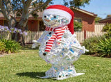Christabelle 61cm Animated Skiing Snowman Christmas Light Up Display LED Outdoor Indoor Xmas Ya 112_SHE202