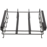 Cookware Organizer for Cabinet Storage Holder Black Carbon Steel Simple Design 1Set V1192-AZ-W-27449