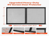 RV Screen Door Protector, 673.1 x 508 mm Door Grille, Easy to Install and Disassemble, Reinforced V952-KKSFCPMMLCH2H1WLXV0