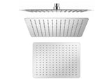 Cefito 12" Extra Large Rain Shower Head, Air-in Tech Low Water Pressure, Anti-Clog Silicone Jets SHOWER-C2-SQ-12-SI