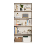VEVOR 5-Tier Wide Bookshelf 173cm Wooden Freestanding Open Bookcase Shelf White V952-BSSJZFXBHB1LUKRBCV0
