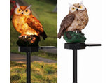 Garden Solar Lights Outdoor Decor- Resin Owl Solar LED Garden Lights-Waterproof, Energy Saving- Owl V1263-JX-1695