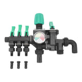 Agricultural Pesticide Sprayer with Shut Off Valve Pressure Gauge 3 Way Garden Hose V1294-YM0901-3111230162411