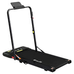 Everfit Treadmill Electric Walking Pad Under Desk Home Gym Fitness 400mm Black TMILL-400-2IN1-BK