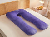 Maternity Pillow U-Shaped Pregnancy Pillow Pregnancy Body Pillow Breastfeeding - Purple - Size V1106-115-74101-PUR-70-130CM