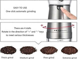 Electric Coffee Grinder - Portable Automatic Bean Grinder for Coffee & Spices V1263-JX-4453