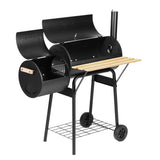 Grillz BBQ Grill 2-In-1 Offset Charcoal Smoker BBQ-SMOKER-OFFSET