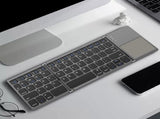 Tri-Folding Bluetooth Keyboard,Wireless Portable Foldable Bluetooth Keyboard for Travel, Keyboard V1189-LWWAL-20260401-05617