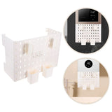 1Set Wall Storage Rack White Plastic Pegboard for Kitchen and Garage Organization V1192-AZ-W-26772
