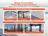 Double Reflective Insulation Roll, Non-Perforated Woven Fabric Radiant Barrier, 0.15mm 38.1m x V952-LBPEBZBRFSFSYGF6I001V0
