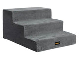 Pawz 3 Steps Pet Stairs Dog Ramp High Density Foam Grey PT1290-3