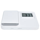 3 in 1 LCD Digital Alarm Clock with Phone Earphone Wireless Charger USB Powered for Home Office V1294-YM0523-3115210213311