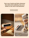 Hot - selling Desktop Heater Instant Warmth, Energy - Saving & Quiet Free Shipping V1102-M-SHOE-32531-GRAY-13A24056