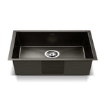 Cefito Kitchen Sink 45X30CM Stainless Steel Basin Single Bowl Black SINK-BLACK-3045