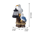 Darzheoy Pelican Garden Statue with Solar Lantern Pelican Solar Light for Outside Decor Sculptures & V1189-WXFWAL-20260326-02376