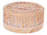 700ml Colorful LED Night Light Aroma Humidifier Light Wood Grain Aroma Diffuser V1294-YM0901-3113210017913