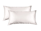 MULBERRY SILK PILLOW CASE TWIN PACK - SIZE 51X76CM - SILVER ABM-202024