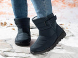 Women's Waterproof Snow Boots, Warm Fleece-Lined Winter Boots with Non-Slip Outdoor Sole for Cold V1189-LC-DG-00249