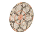 Round Grass Wall Ornaments 35cm Diameter Hand Knitting Hanging Woven Wall Baskets for Living Room V1294-YM0703-3115230050713