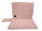 USB-Powered Heated Seat Cushion with Plush Faux Rabbit Fur, Anti-Slip Base, and Foldable Backrest V1341-ZY-BBM69CWT-YELLOW3