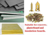 380 Pcs Self-Drilling Wall Anchors and Screw Kit Drywall Fixing Anchors Repair Tools Fasteners for V1237-MS-626-433