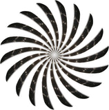 50pcs Turkey Feather Fletching 4'' / 5'' Right Wing Drop-Shaped Arrow Fletches Feathers Vanes for V1259-DP01-A-5376
