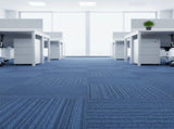 5m Blue Carpet Tiles Set Commercial & Domestic Flooring for Office, Retail, Home V63-953001
