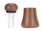 Needle Type Coffee Distributor Stainless Steel Walnut Wood Coffee Tamper for Coffee Machine Supplies V1294-YM0901-3118250058213