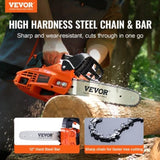 25.4CC 304.8mm Gasoline Chainsaw Powered Wood Cutting Engine Gas Chain Saw V952-RQLJOZKECC25O22OQV0