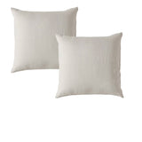 Vintage Design Homewares Pair of Natural French Linen European Pillowcases V442-HIN-PILLOWC-FRENCHLINEN-NATURAL-EU