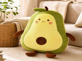 Avocado Plush Toy Soft Stuffed Animal Doll Short Plush Cotton Material for Home Car Decor Camping V1369-AZ3-W-13399
