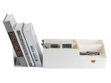 Drawer Type Desk Storage Box Book Stand Stationery Remote Control Holder for Home Desktop V1294-YM0721-3117210036011