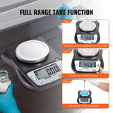 VEVOR Analytical Balance Lab Scale 600g x 0.01g 6 Units Conversion Electronic V952-SYSCHTP001G0QUY4VV3