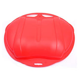 Round Snow Sled Disc for nias & Adults, Durable PP Plastic Sand Slider & Winter Ski Pad, Non-Slip V1189-LWWAL-20260401-06821