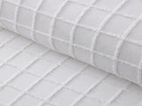 Vintage Design Homewares Parquet White Polyester Cotton Quilt Cover Set King V442-HIN-QUILTCS-PARQUET-WHITE-KI