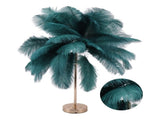 Decorative Table Lamp 30PCS Feathers USB Rechargeable Light Touch Control Desk Light Built in V1294-YM0901-3119230088513