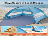 Beach Tent Sun Shelter for 6 Person, UPF 50 Protection, Portable Sun Shade Canopy with Carrying Bag V952-BXSHTZPDBJC6IOET9001V0