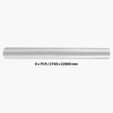 House Wrap, 2.74 x 22.86 mm, 0.13 mm Thick Vapor Barrier, Heavy Duty Plastic Sheeting for V952-FSTQM9FT75FT4A5KQ001V0