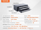 Drill Bit Cabinet, Three-Drawer Drill Bit Organizer Cabinet for 1/16" to 1/2", Steel Drill V952-ZTFPGJXZTSCT6N0G8V0