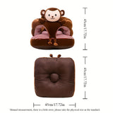 toddler anti-fall sofa, baby sitting chair, cartoon sofa chair, enlarged thickened tatami, baby V1102-817-58933-BEE-L