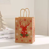 Christmas Gift Bags 30-Piece Set Festive Designs Holiday Gifting Christmas - Red - Size 15-8-21 V1347-130-50002-RED-15-8-21