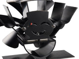 Stove Fan 6 Blade Mini Fireplace Fan Heat Powered Wood Stove Fan V1294-YM0706-231005MQ02-1
