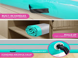 Powertrain Airtrack 20cm Thick 6m x 2m Inflatable Gymnastics Tumbling Mat Air Track - Mint Gree IFM-0602-GYGN