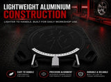 2 pc Aluminum Wheel Alignment Turntable Pair 360&deg Rotating Turn Plate 2 Ton V379-WHEELALG01